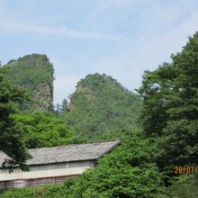 第三駐車場から見た道遊の割戸