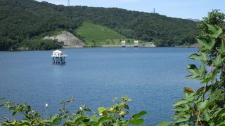 玉原高原にあるダム湖