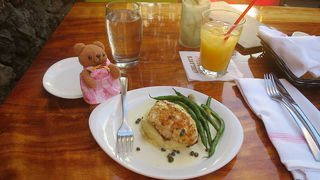 サンセットを見ながらの食事