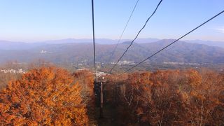 途中に見える紅葉がすばらしかったです