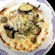 なすときのこのドリア