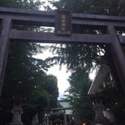 西早稲田の大きな神社