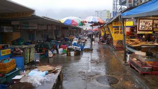 焼き魚定食が有名、色んな店が提供されています　～釜山にあるチャガルチ市場～