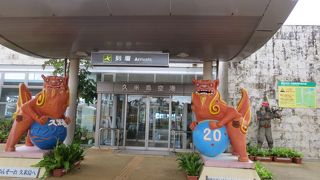 シーサーがお出迎え