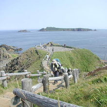 降りていくこともできます