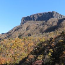 国道254号線から見える荒船山
