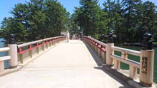 天橋立を渡る入口です。