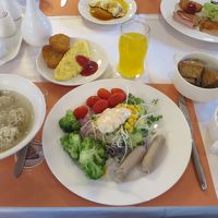 私の食べた1日目の朝食バイキング