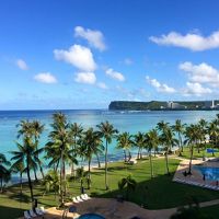 ビーチサイドの部屋からの眺め