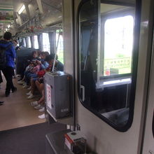 富良野線車内の様子