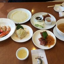 北京ダックとたらば蟹