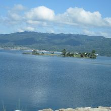 大根島近辺の中海の風景です。