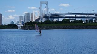 都心とお台場を結ぶ吊り橋
