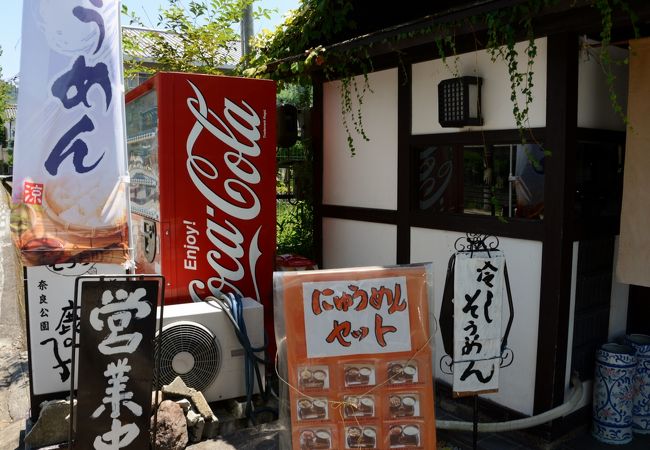 三世代で巡る奈良の旅　夏のおすすめは冷やしそうめん　食べ盛りの男の子には大盛冷やしそうめん