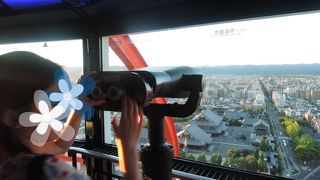 京都の街をぐるりと一周眺められます