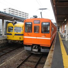 松江しんじ湖温泉駅での写真です。