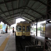 出雲大社前駅での一枚