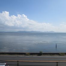 宍道湖が見える風景です。