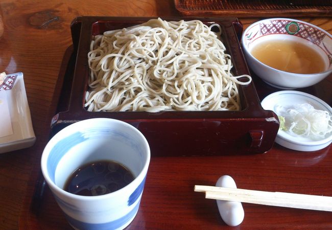蕎麦のレベルが高い