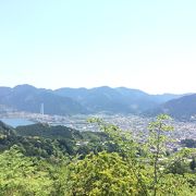 尾鷲の湾と街を一望できる素晴らしい景色