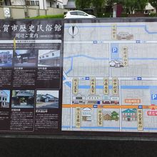案内板。５館のはずが９館書かれてます。