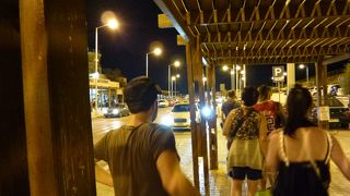 空港からは相乗りでした