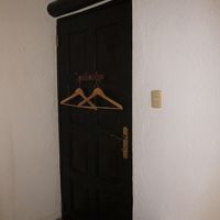 ドアにハンガー？