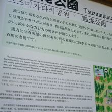 公園内にある案内板