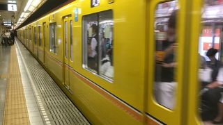 日本最古の路線でホームが狭い