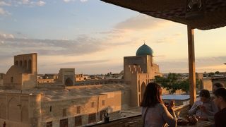 ブハラの夕焼けスポット