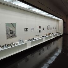 建物の割に小さな展示室