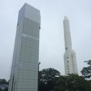 Ｈ２Ａロケットが目印。