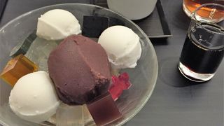 お高いあんみつ