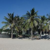 ビーチからのホテル