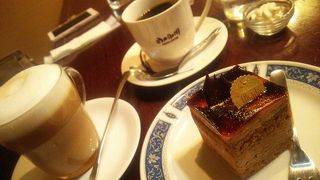 ケーキがおいしい