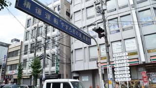 覚えておくと便利な南北に伸びる道