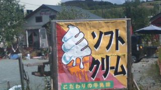 牛乳ソフトクリーム、相変わらずの絶品です