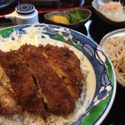 ソースかつ丼が美味しい