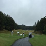 小雨降る中のプレーだったが、コースの整備も良く楽しくプレーできた。