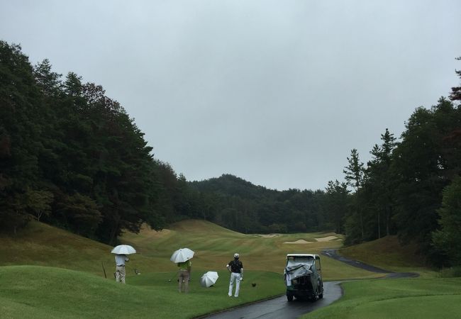 小雨降る中のプレーだったが、コースの整備も良く楽しくプレーできた。