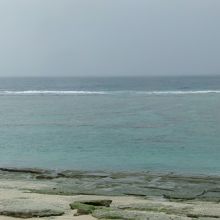 大浜海浜公園にて、海の様子。