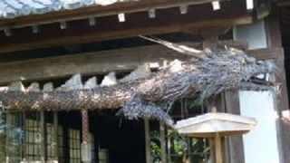 竹細工の龍が待っています！