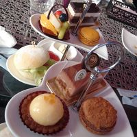 可愛いハートのプチアフタヌーンティー