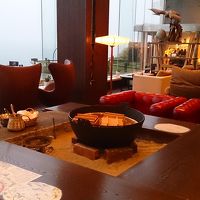 ロビーでの寛ぎ