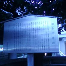 鎌倉河岸のこと。