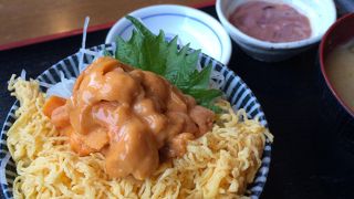 小樽で ウニ丼！！