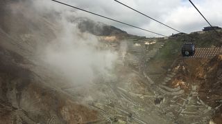 さすがの迫力 大涌谷