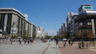 普通の駅前大通りかな