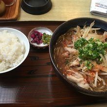 豚汁ラーメン780円
