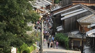 古い町家が残る